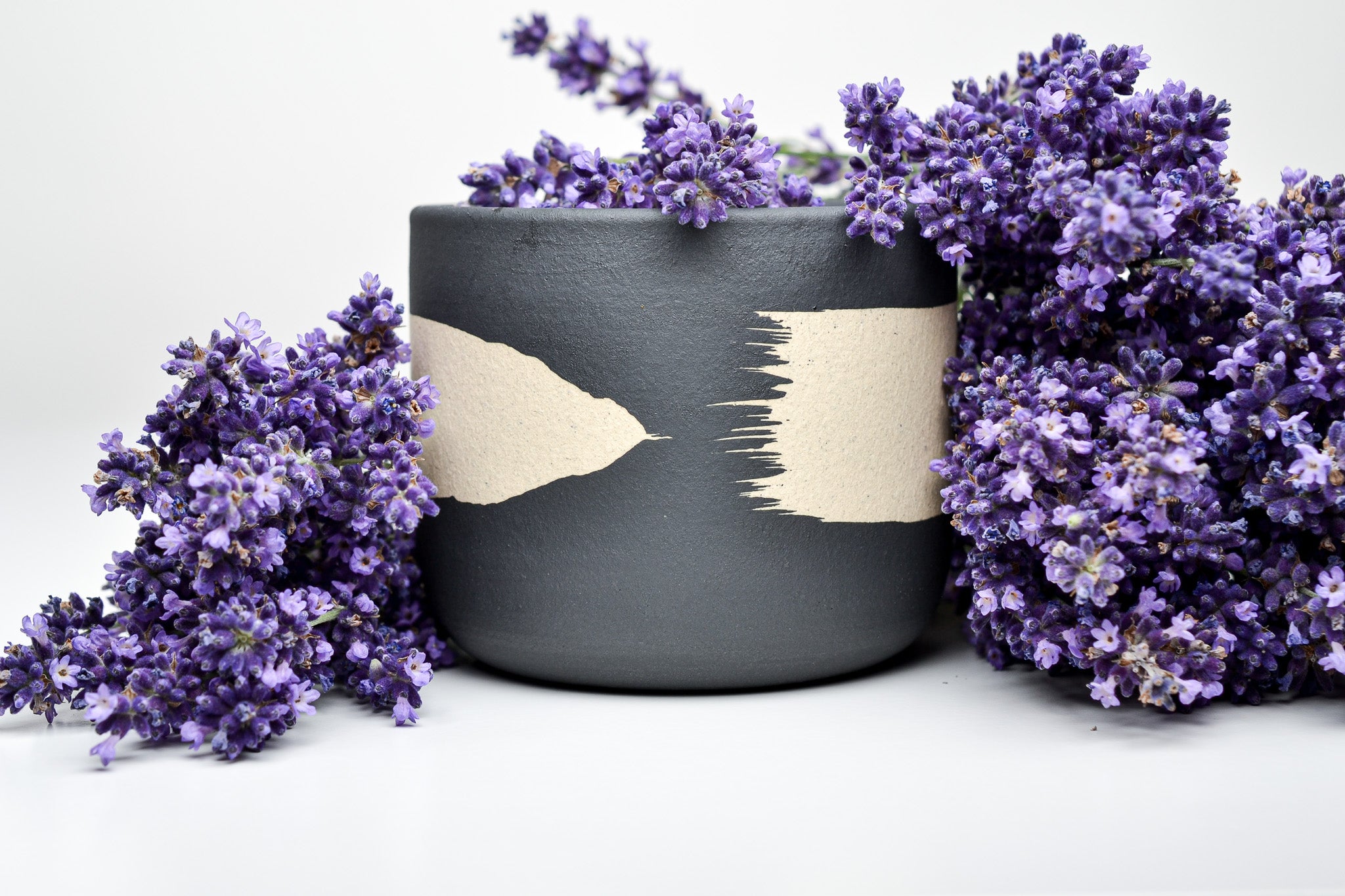 Svíčka - Všímavost - levandule, list máty, mech