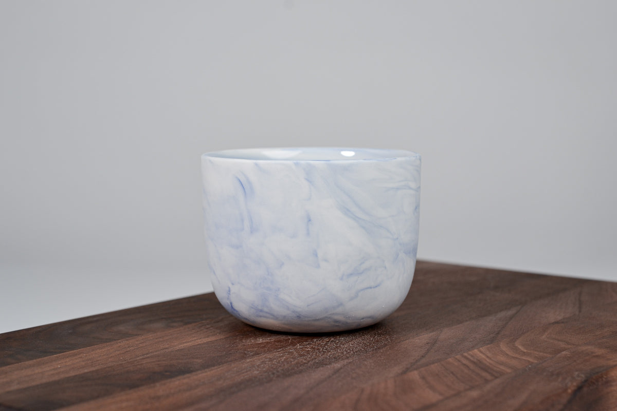 Porcelain Coffee Mug - Flow - blue - 200 ml