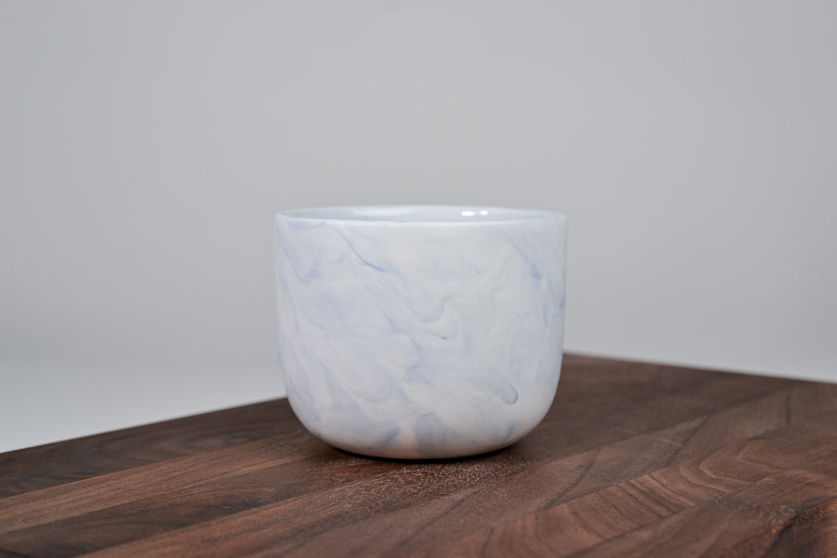 Porcelain Coffee Mug - Flow - Blue - 200 ml
