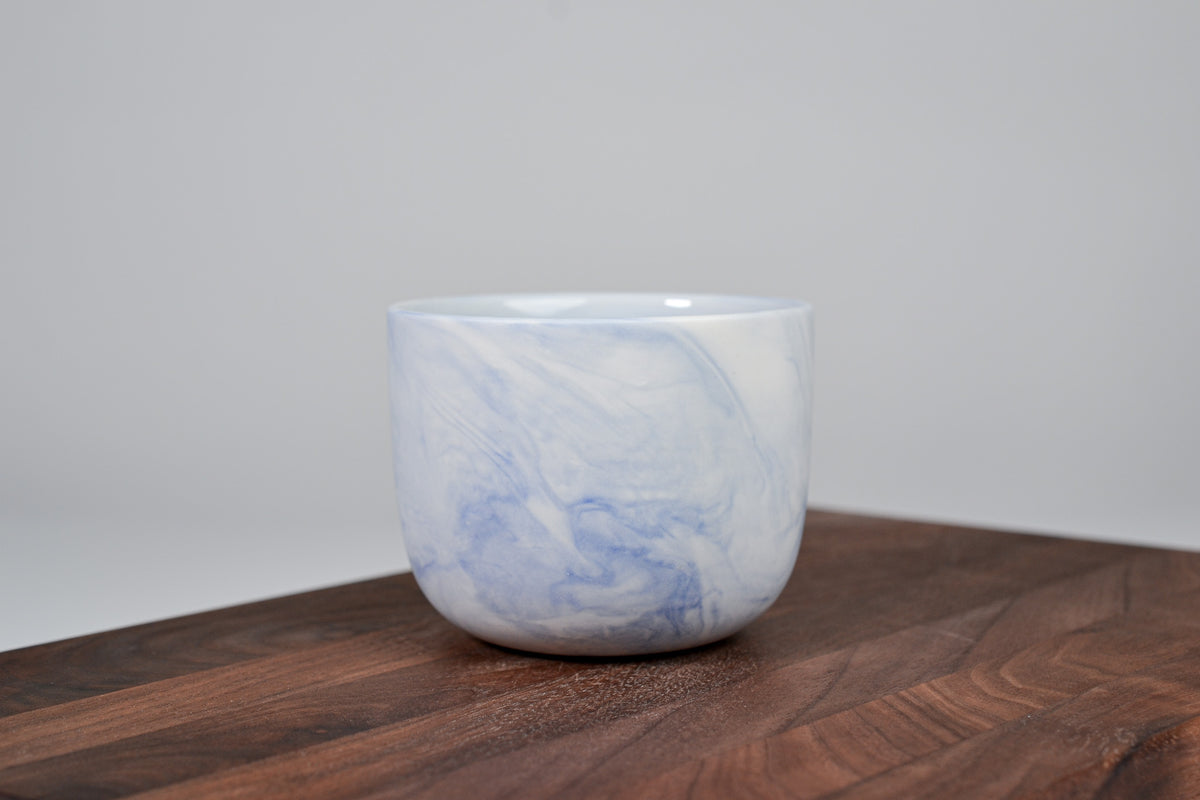 Porcelain Coffee Mug - Flow - Blue - 200 ml