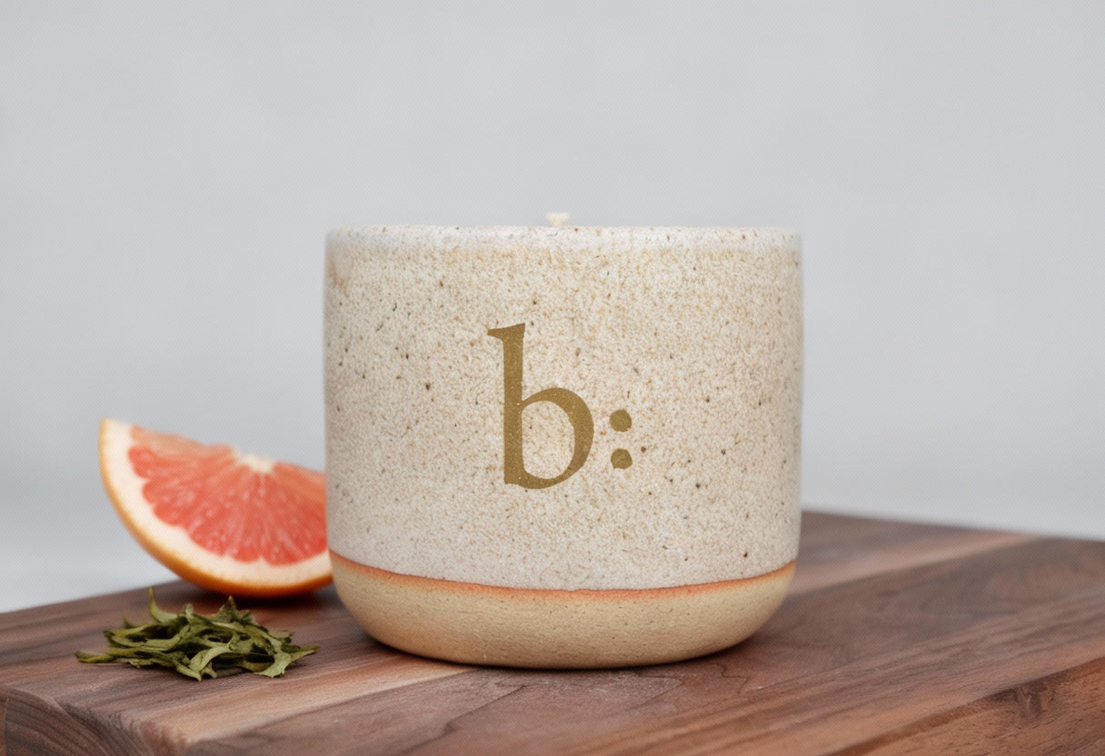 Svíčka - Zlatá hodinka - grep, zelený čaj, pižmo