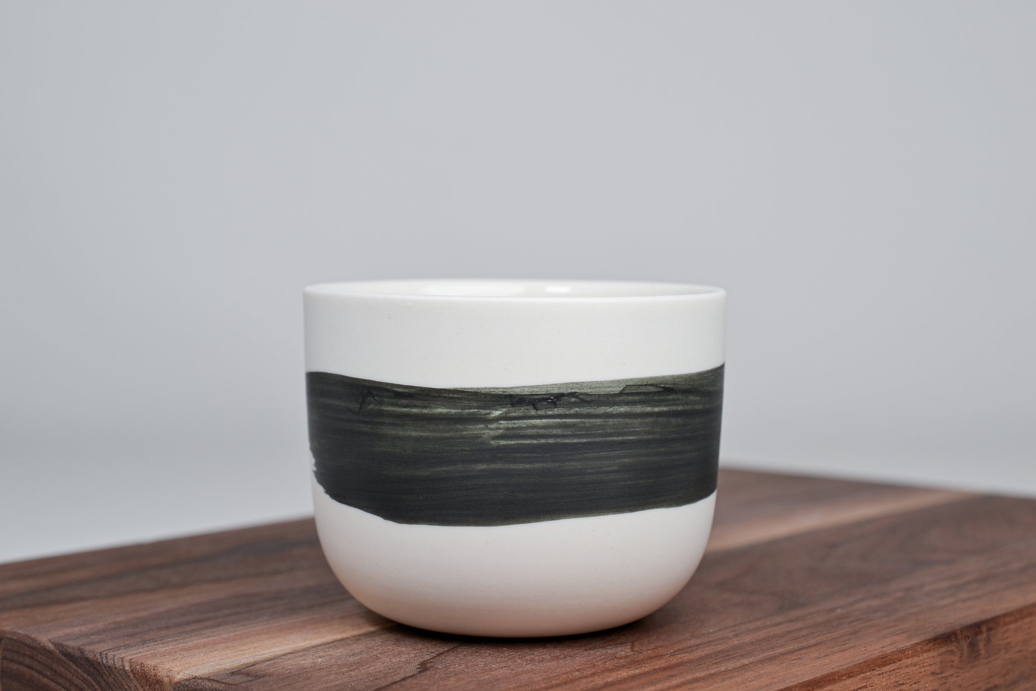 Černá linka - Jednoduchý kávový šálek - 200ml