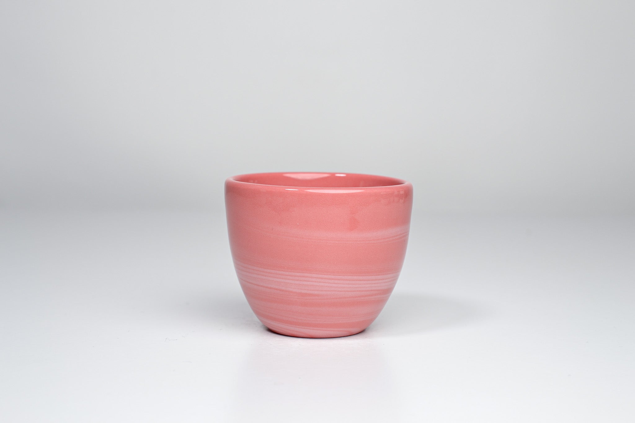 Smoke cup, tango pink&white - 125ml