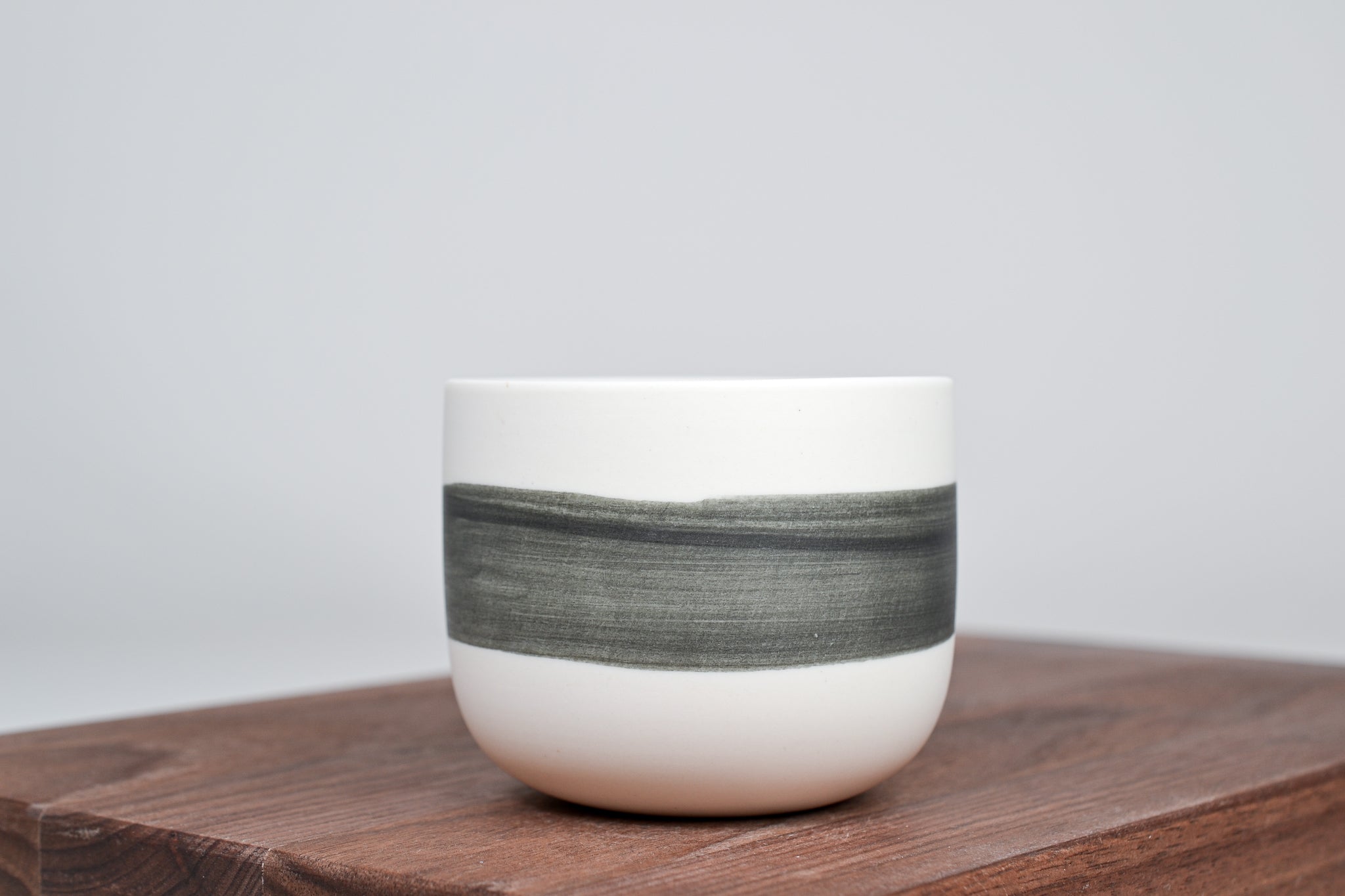 Černá linka - Jednoduchý kávový hrnek - 200ml