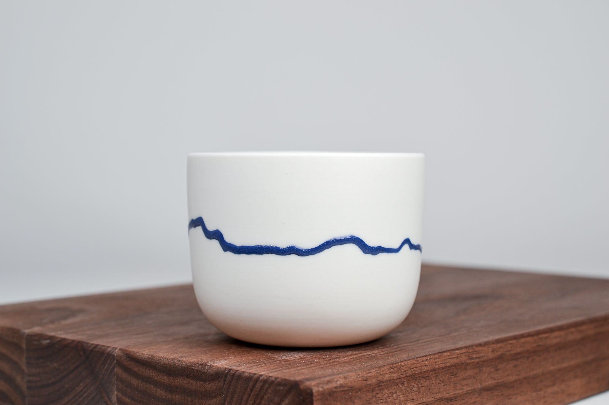 Horizont - Simple cup for coffee - 200 ml - cobalt blue