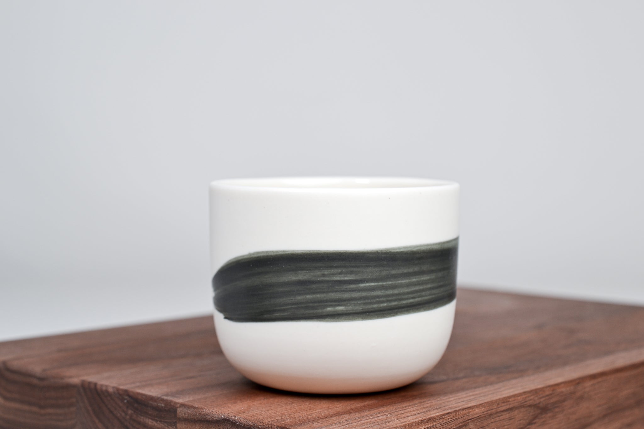 Černá linka - Jednoduchý kávový šálek - 200ml