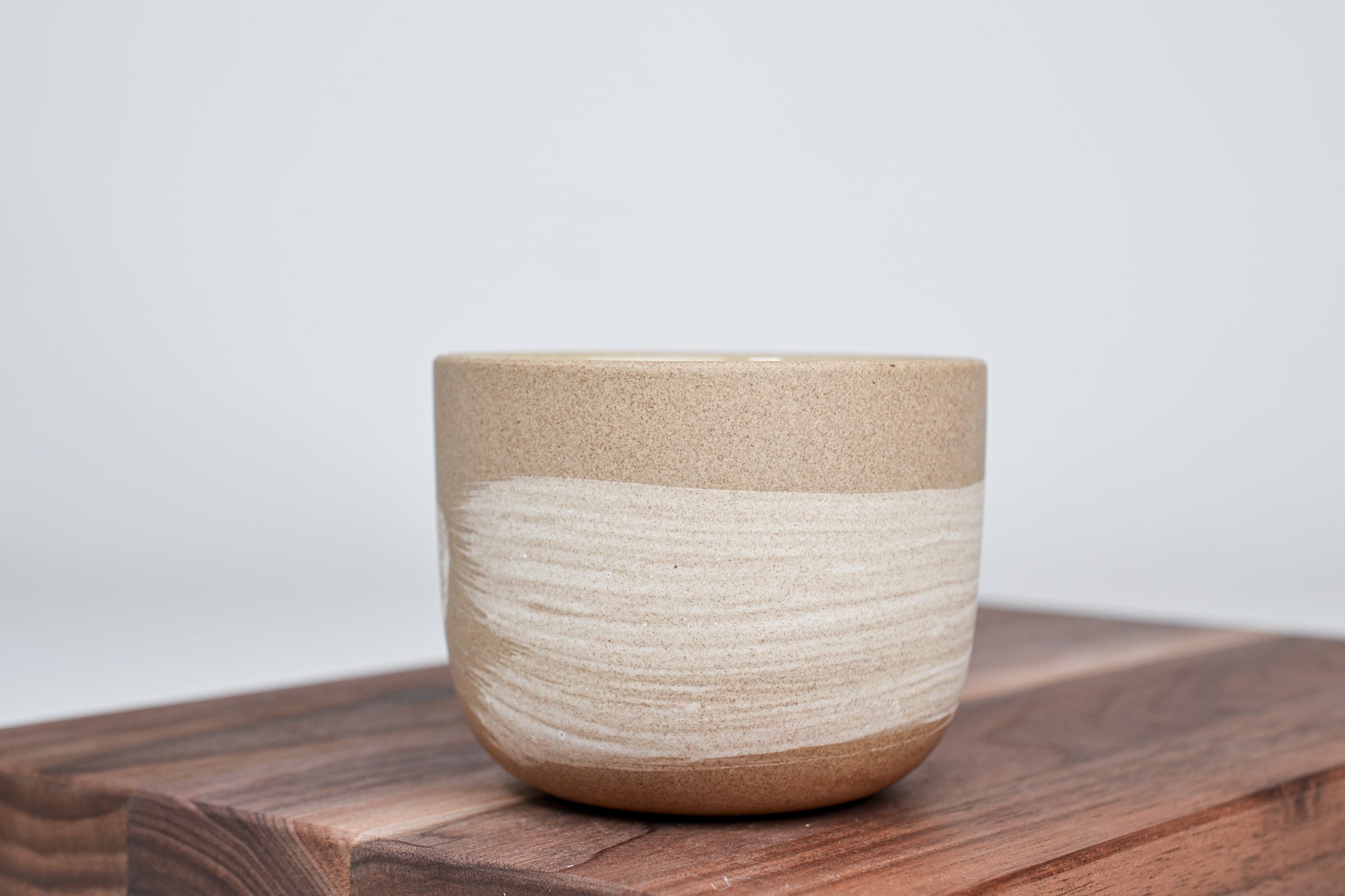 Skořicový hrnek - bílá linka - 250 ml