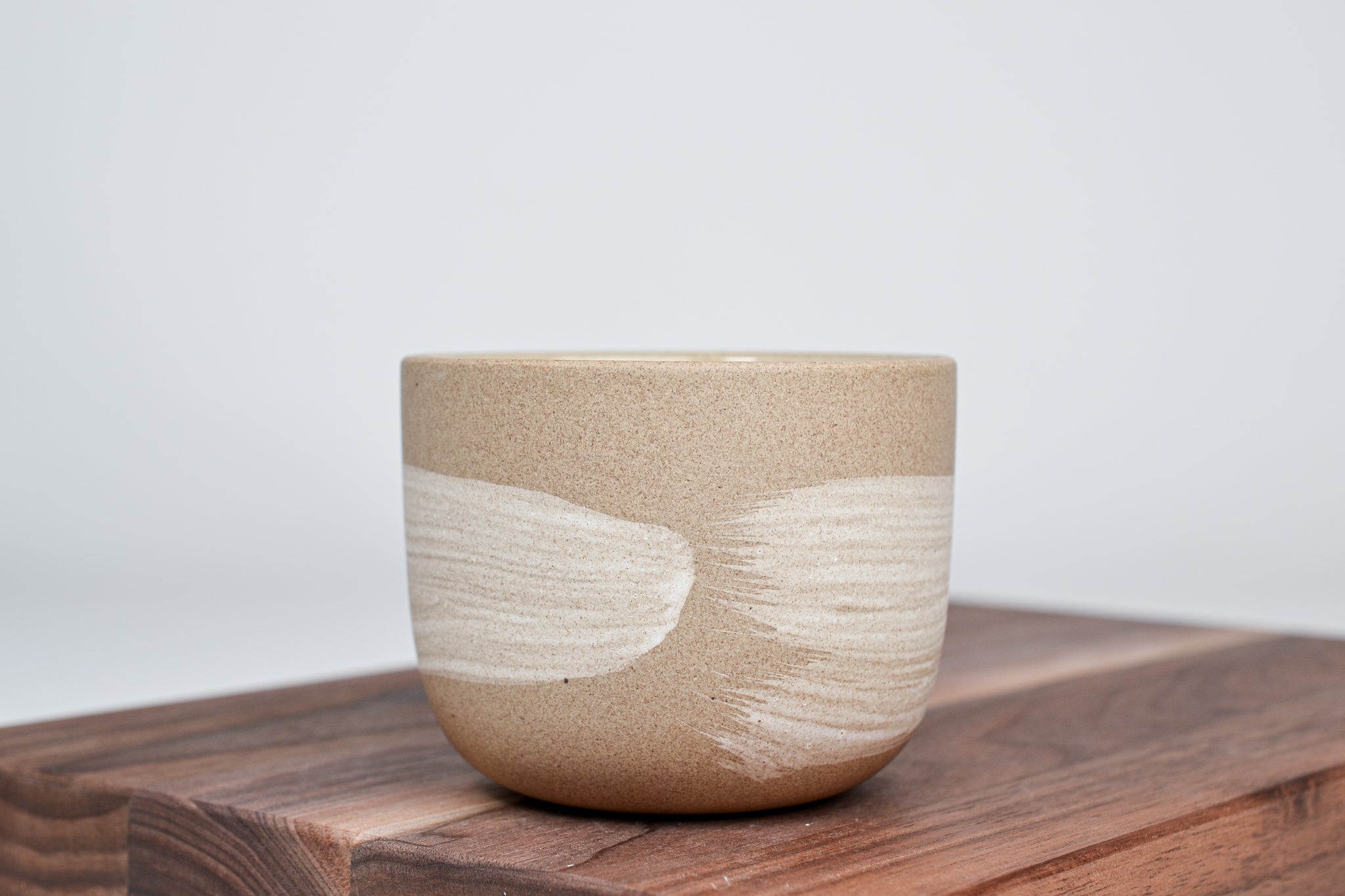 Skořicový hrnek - bílá linka - 250 ml