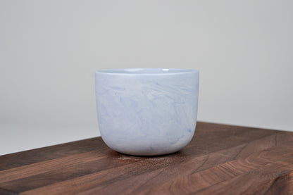 Porcelain coffee mug - Flow - blue - 200 ml