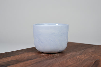 Porcelain coffee mug - Flow - blue - 200 ml