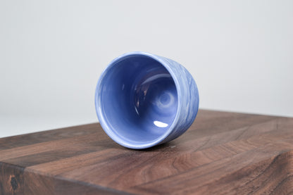 Kávový hrnek z porcelánu - Flow - 100 ml - modrý porcelán