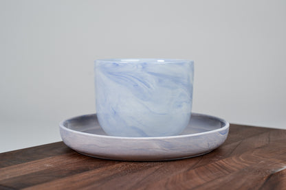 Porcelain saucer - Flow - Dawn