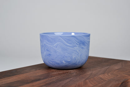 Porcelain Coffee Mug - Flow - 280 ml - Blue Porcelain
