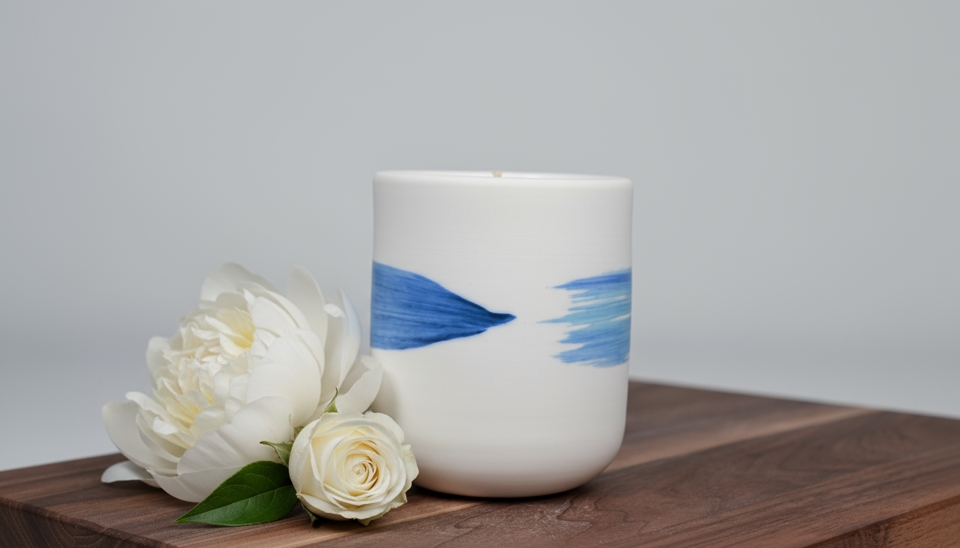 Svíčka - Pivoňková zahrada - Pivoňky, růže, jasmín