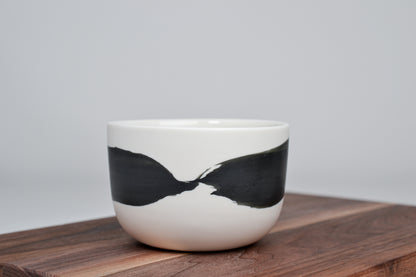 Černá linka - Jednoduchý kávový hrnek - 280 ml