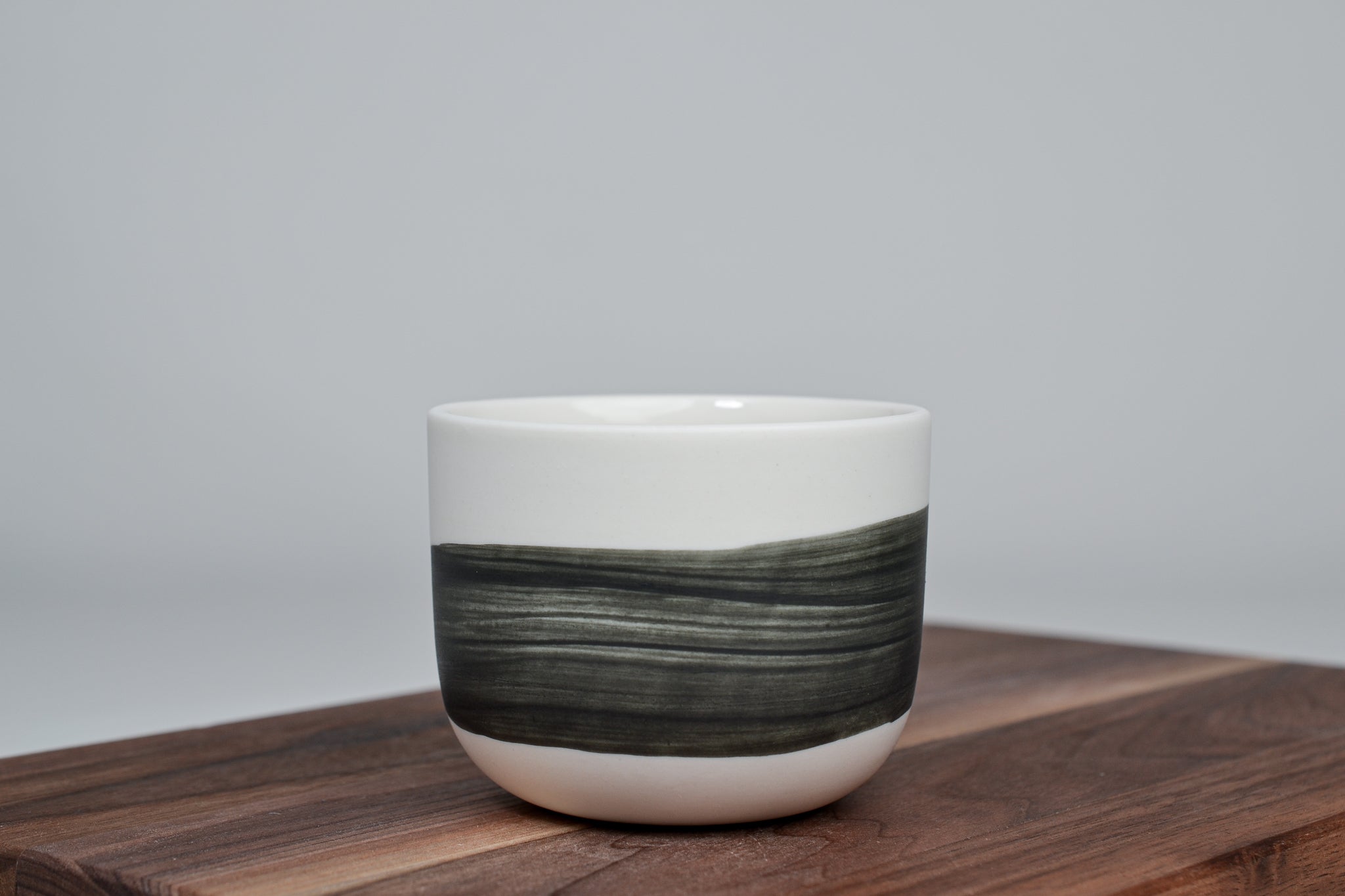 Černá linka - Jednoduchý kávový šálek - 200ml