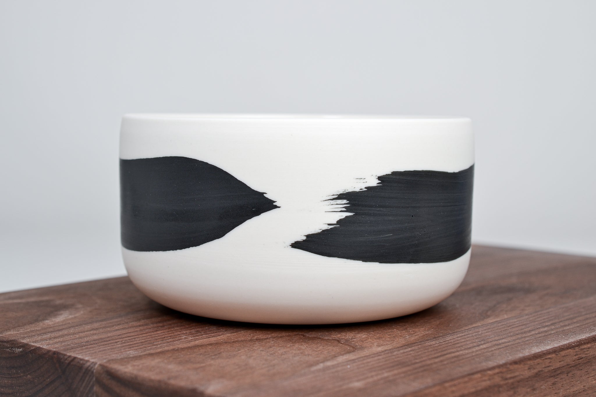 Černá linka - Jednoduchá snídaňová miska - 550ml