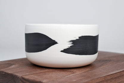 Černá linka - Jednoduchá snídaňová miska - 550ml