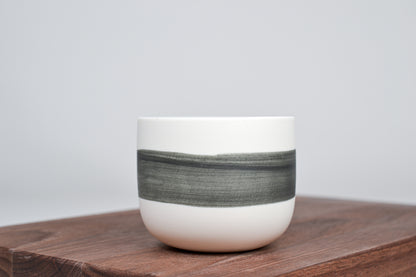 Černá linka - Jednoduchý kávový hrnek - 200ml