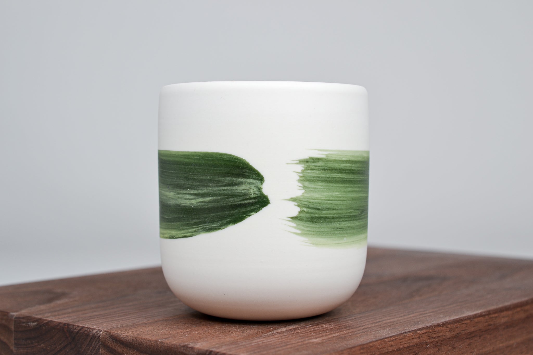 Green line - Simple cup for coffee - 250ml