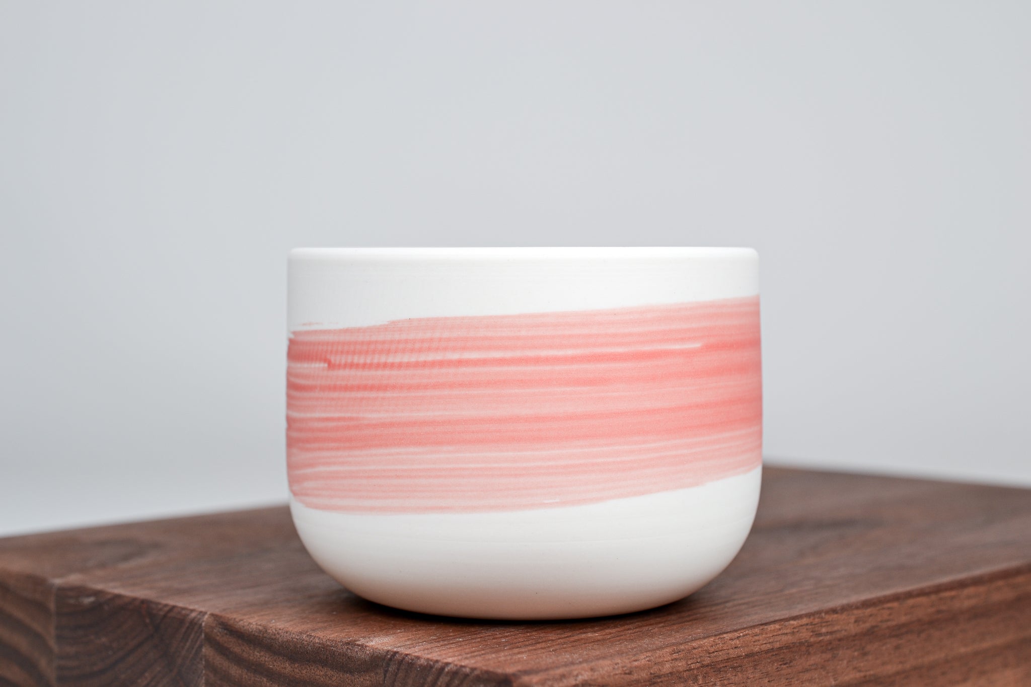 Třešnová růžová linka - Jednoduchý kávový hrnek - 300ml