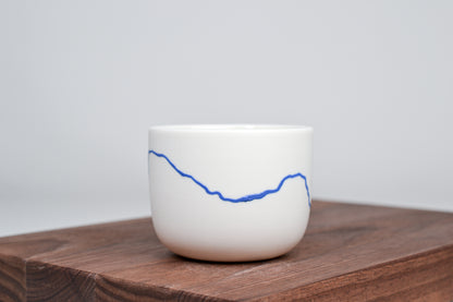 Horizont - Simple cup for coffee - blue