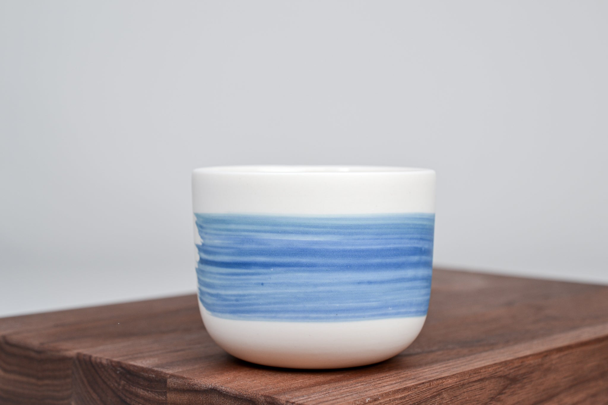 Modrozelená linka - kávový hrnek - 200 ml