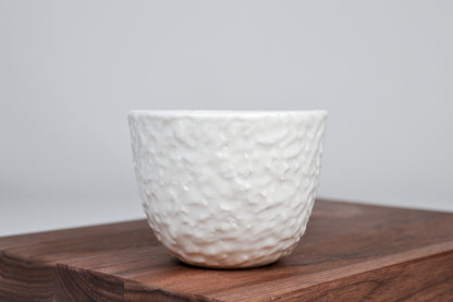 Strukturovaný kávový šálek, beton - 150 ml