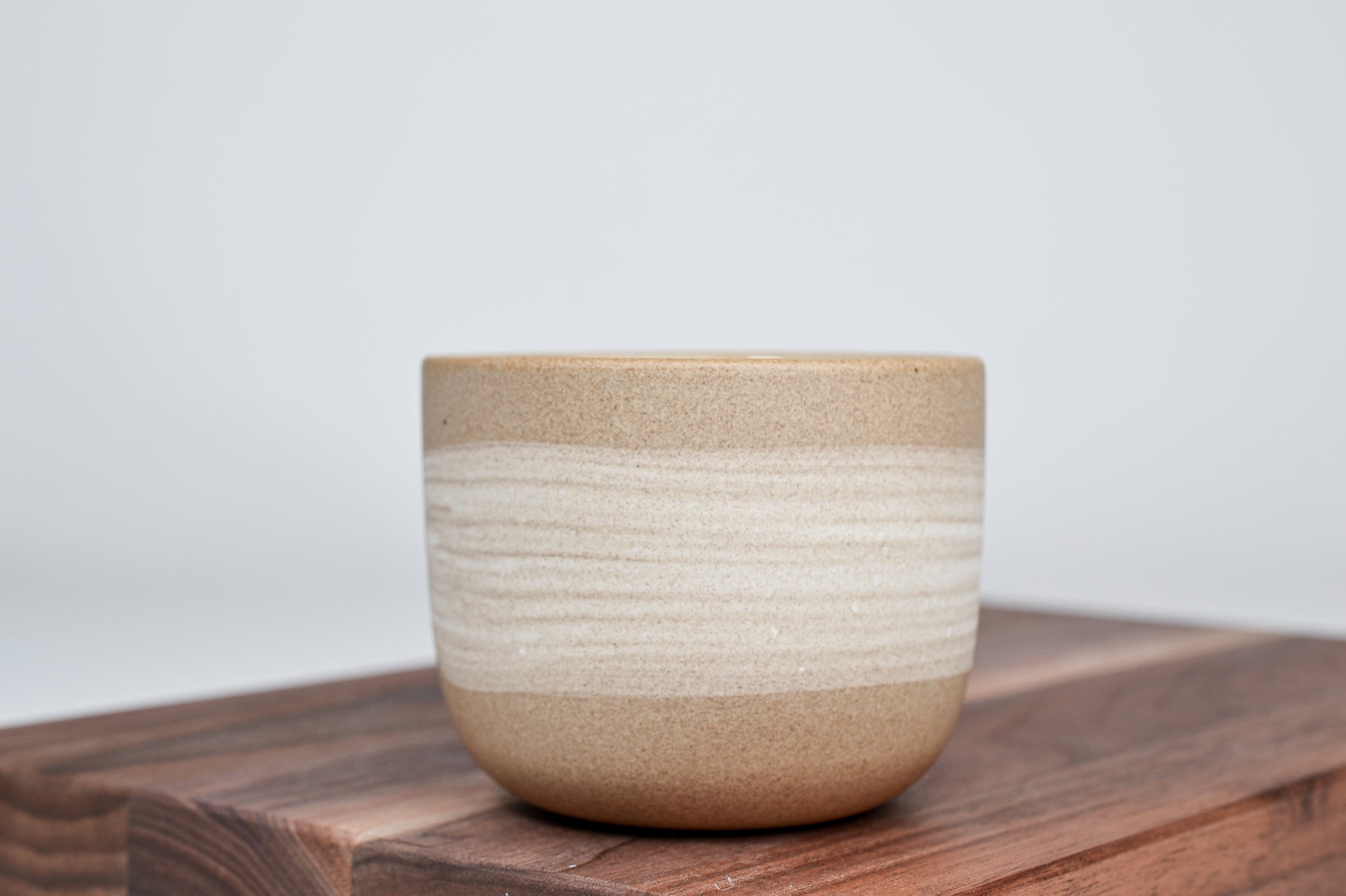 Skořicový hrnek - bílá linka - 250 ml