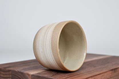 Skořicový hrnek - bílá linka - 250 ml