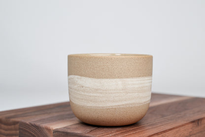 Skořicový hrnek - bílá linka - 250 ml