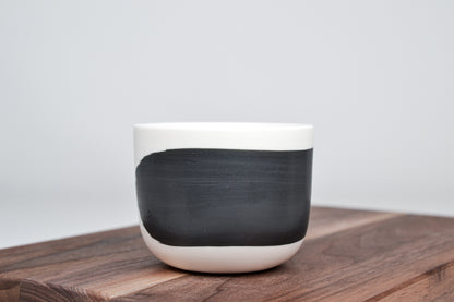 Černá linka - Jednoduchý kávový šálek - 200ml