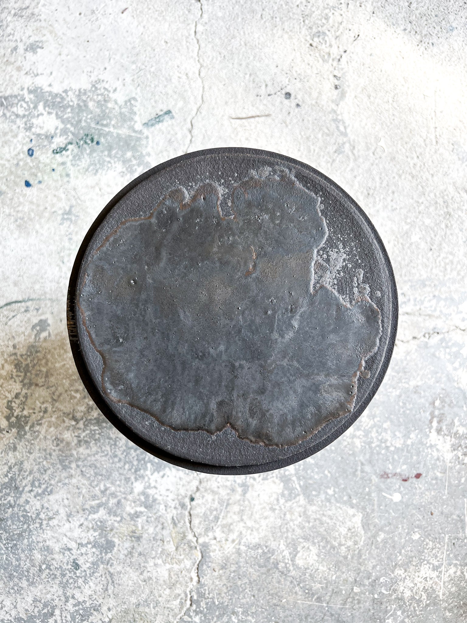 Servírovací talíř, plochý s bílou linkou