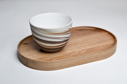 Tácek ke cappuccino šálkům