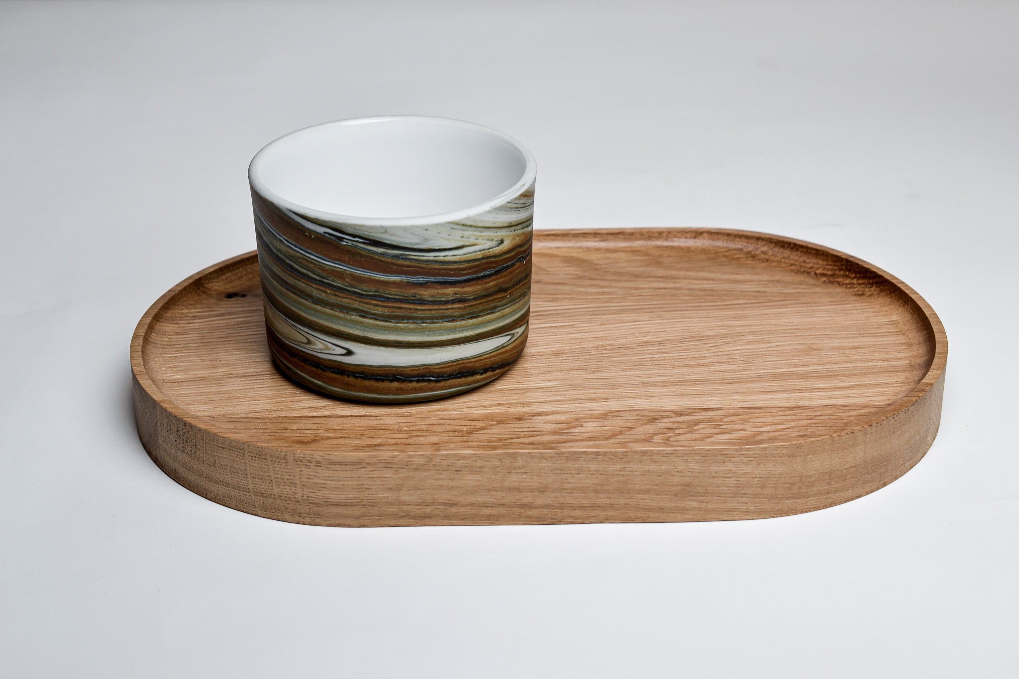 Tácek ke cappuccino šálkům