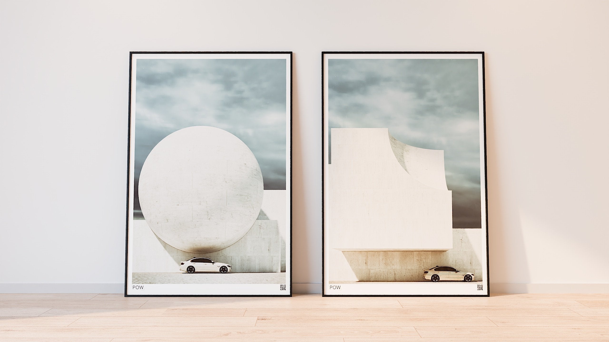 Shapes of architecture poster #3