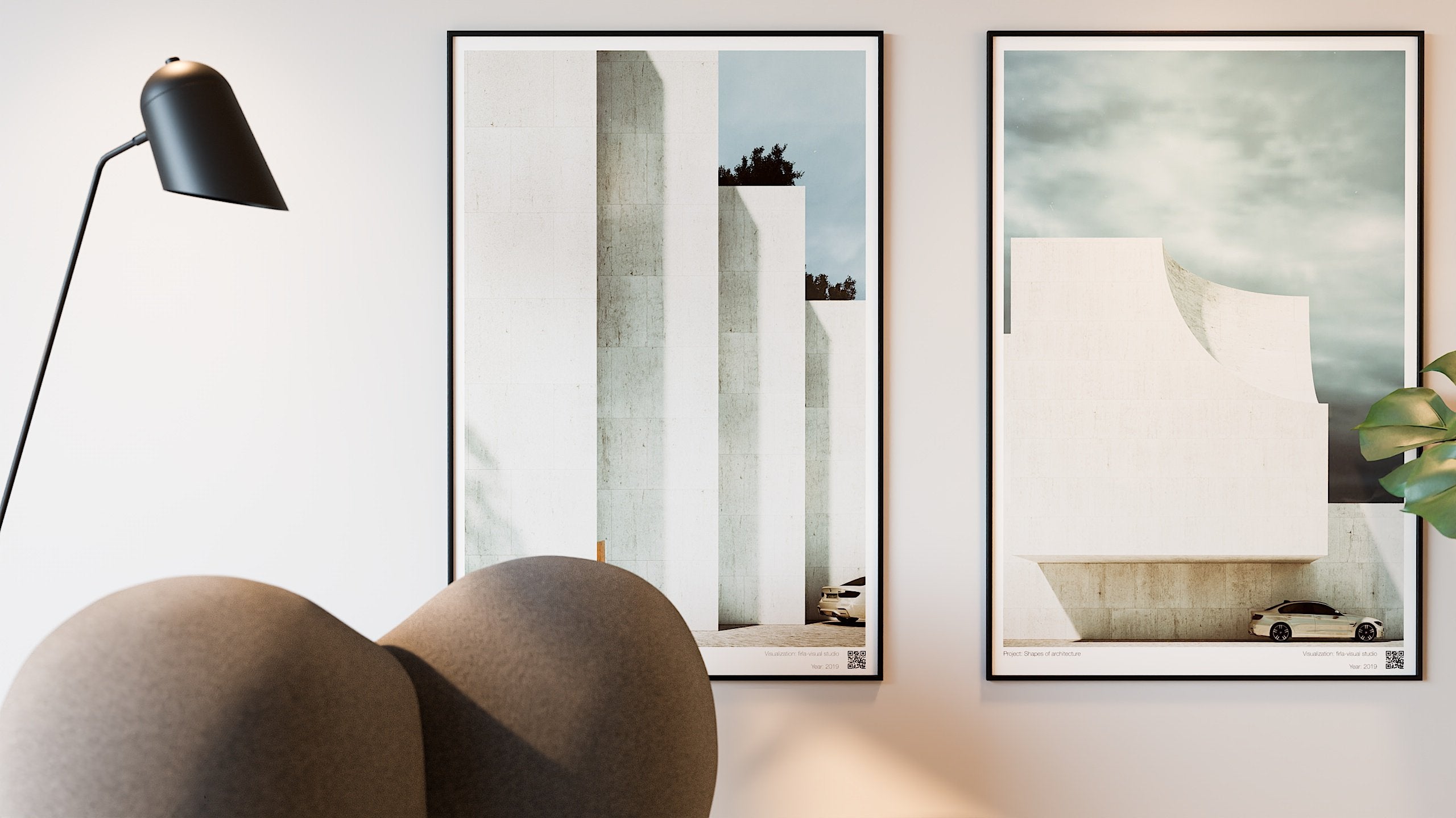 Shapes of architecture poster #3