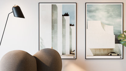 Shapes of architecture poster #3